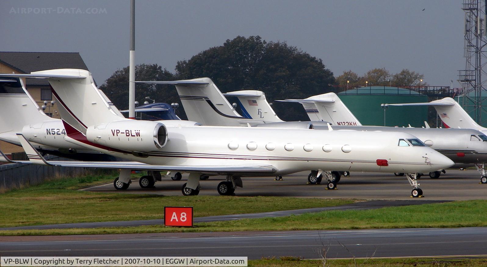 VP-BLW, 2006 Gulfstream Aerospace GV-SP (G550) C/N 5129, Smart G550
