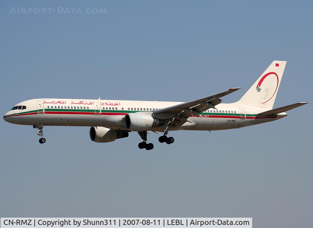 CN-RMZ, 1986 Boeing 757-2B6 C/N 23687/106, Landing rwy 25R