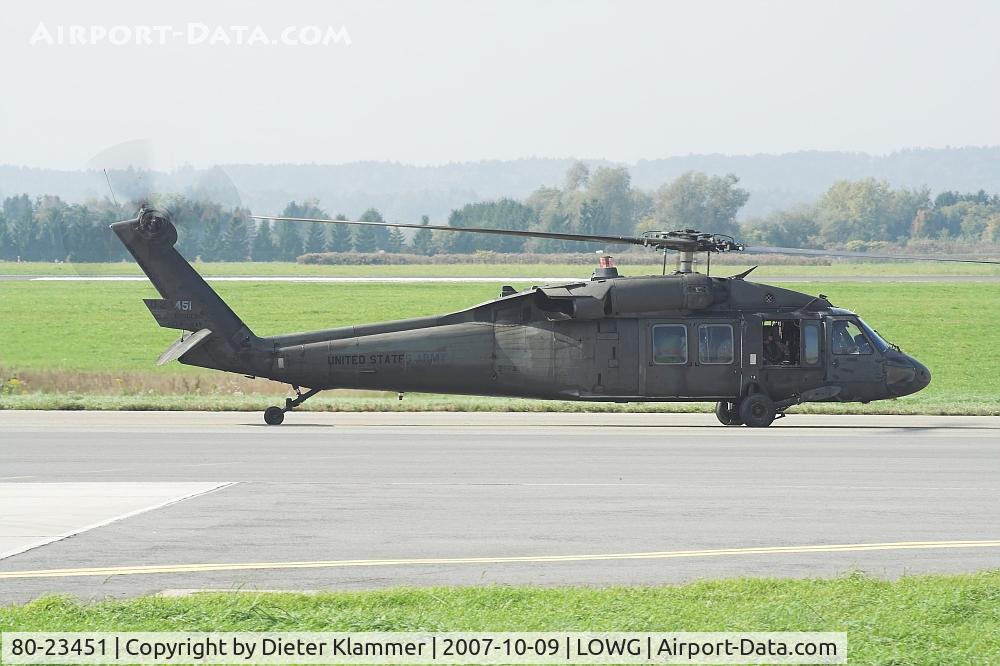 80-23451, 1980 Sikorsky UH-60A Black Hawk C/N 70209, United States Army Black Hawk in Graz