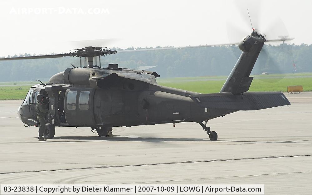 83-23838, Sikorsky UH-60A Black Hawk C/N 70.588, United States Army Black Hawk in Graz