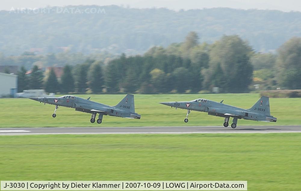 J-3030, 1976 Northrop F-5E Tiger II C/N L.1030, Austrian Air Forces F5  J-3030+3033