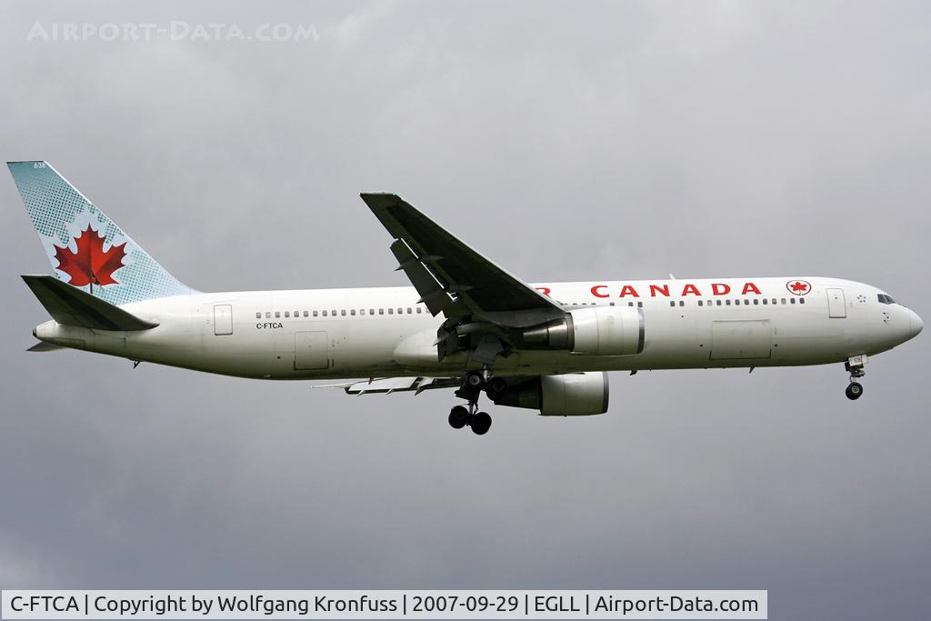C-FTCA, 1989 Boeing 767-375/ER C/N 24307, on final RWY09L