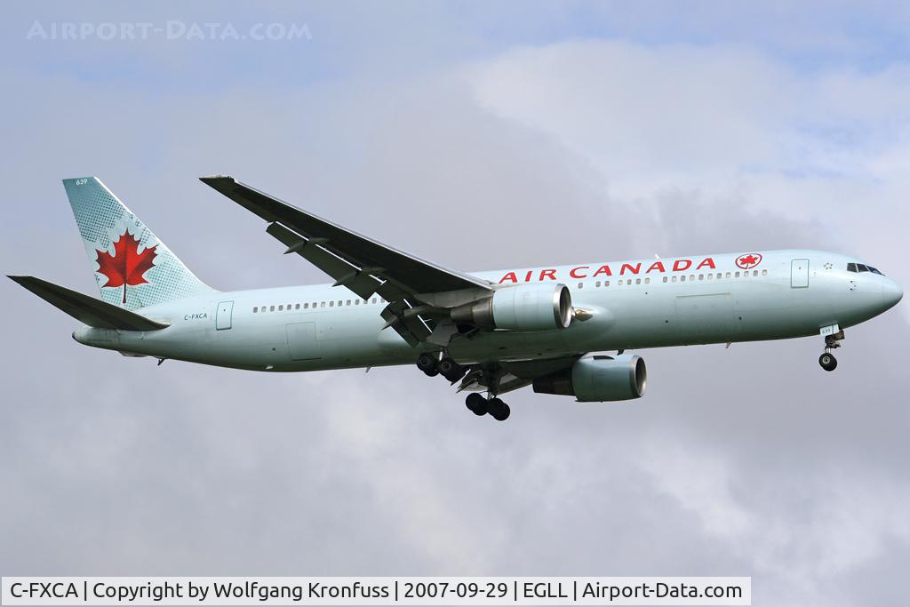 C-FXCA, 1990 Boeing 767-375/ER C/N 24574, on final RWY09L