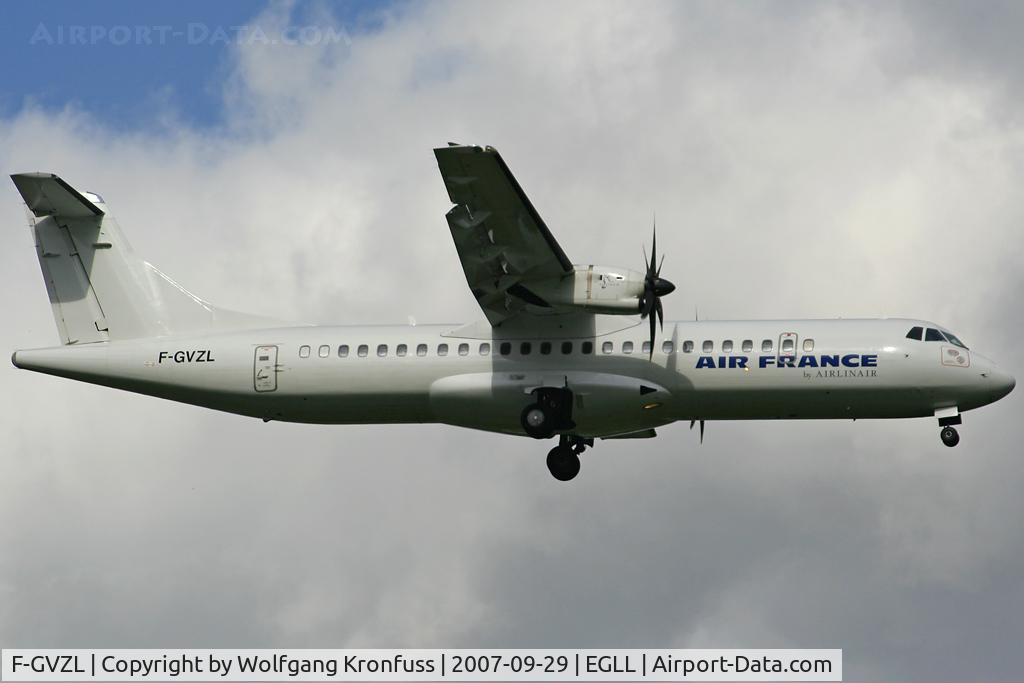 F-GVZL, 1998 ATR 72-212A C/N 553, opf Air France