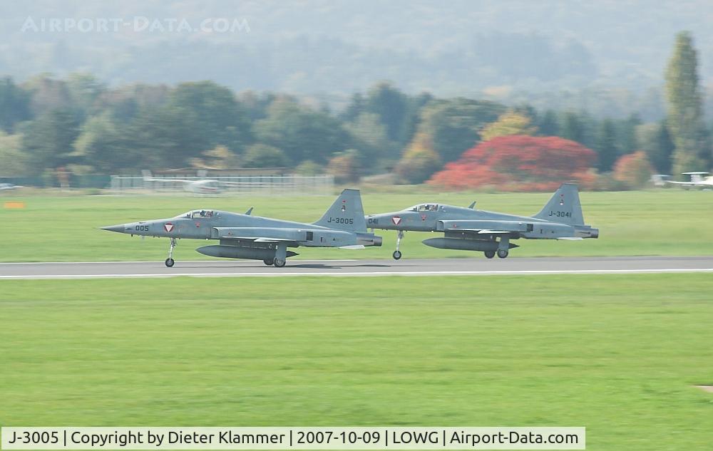 J-3005, Northrop F-5E Tiger II C/N L.1005, Austrian Air Forces F5 J-3005+3041