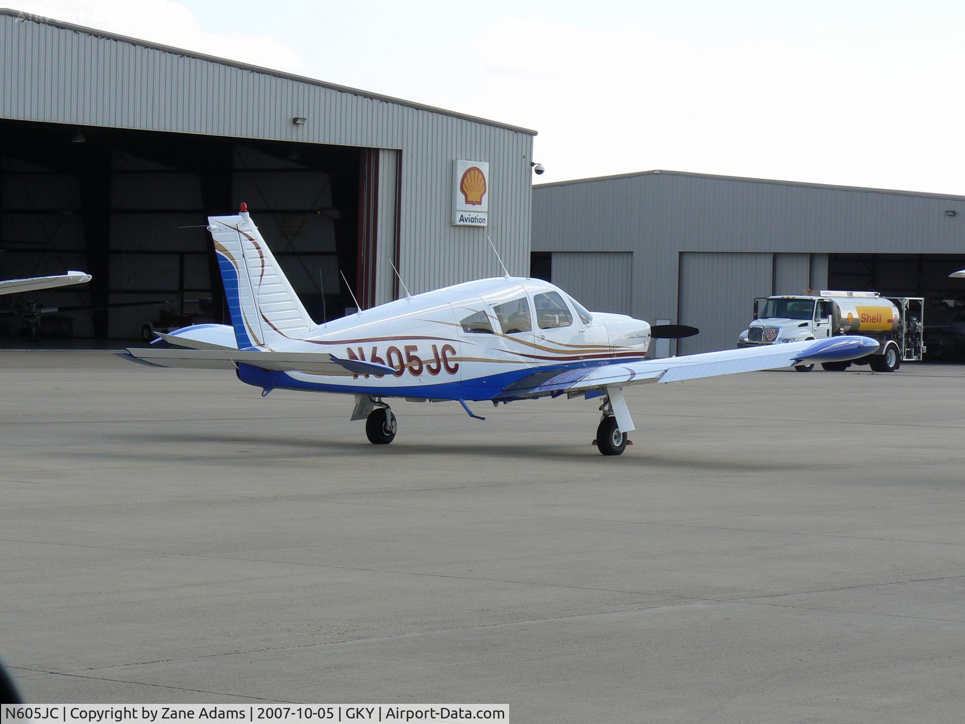 N605JC, 1969 Piper PA-28R-180 Cherokee Arrow C/N 28R-31088, on the ramp at Arlington Muni