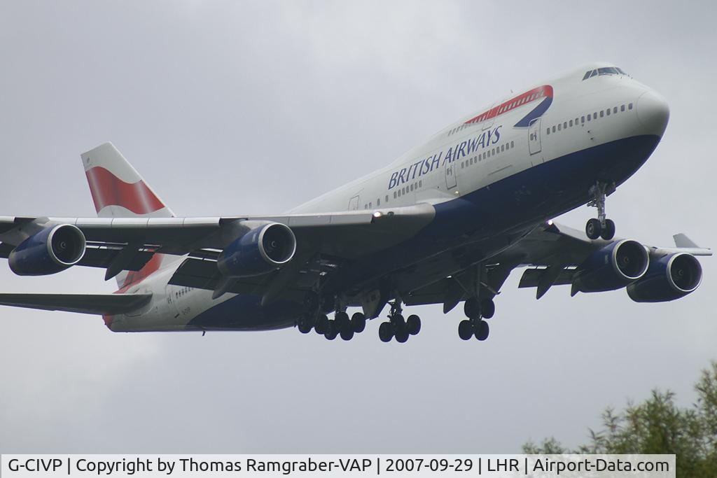 G-CIVP, 1998 Boeing 747-436 C/N 28850, British Airways Boeing 747-400