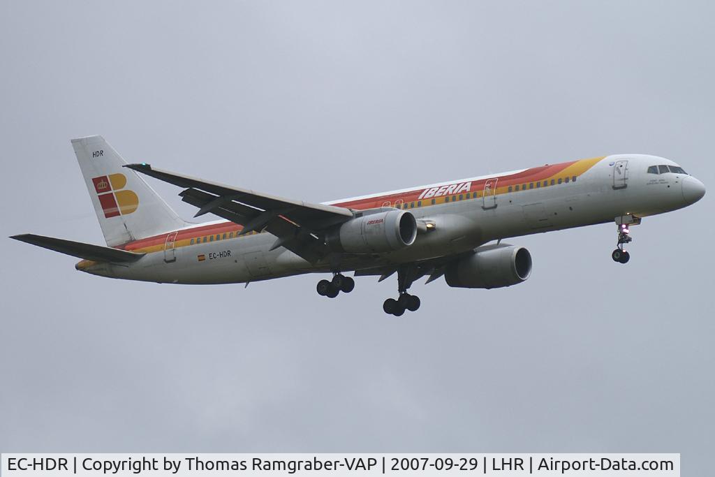 EC-HDR, 1999 Boeing 757-256 C/N 26251, Iberia Boeing 757-200
