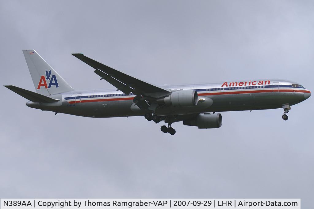 N389AA, 1994 Boeing 767-323 C/N 27449, American Airlines Boeing 767-300