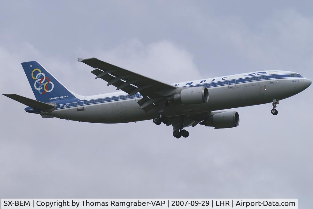 SX-BEM, 1991 Airbus A300B4-605R C/N 603, Olympic Airbus A300-600