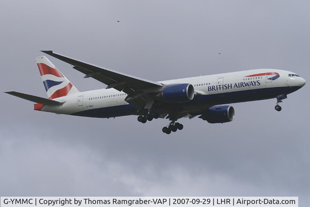 G-YMMC, 2000 Boeing 777-236 C/N 30304, British Airways Boeing 777-200