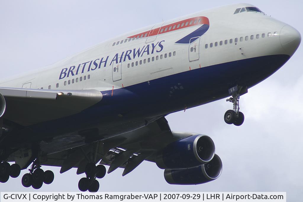 G-CIVX, 1998 Boeing 747-436 C/N 28852, British Airways Boeing 747-400