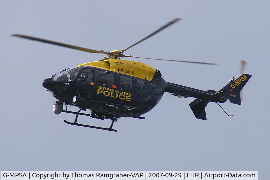 G-MPSA, 2005 Eurocopter-Kawasaki EC-145 (BK-117C-2) C/N 9065, Great Britain - Police Eurocopter EC145