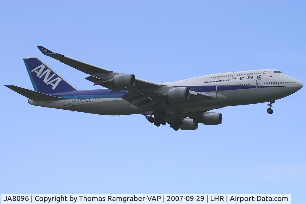 JA8096, 1990 Boeing 747-481 C/N 24920, All Nippon Airways Boeing 747-400