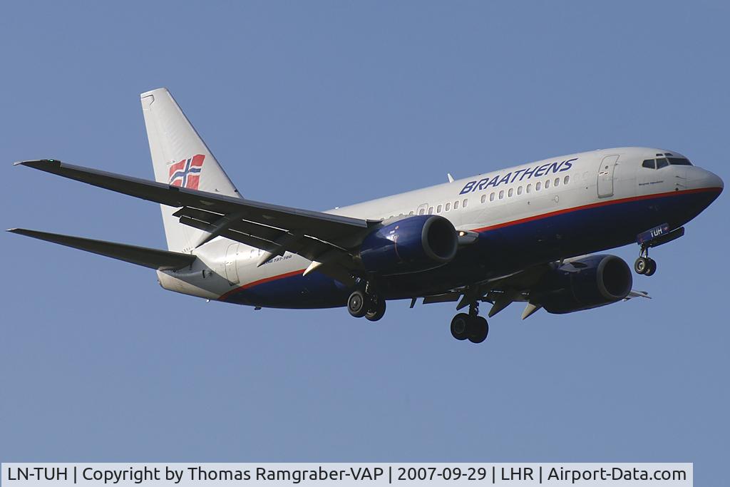 LN-TUH, 1999 Boeing 737-705 C/N 29093, Braathens Boeing 737-700