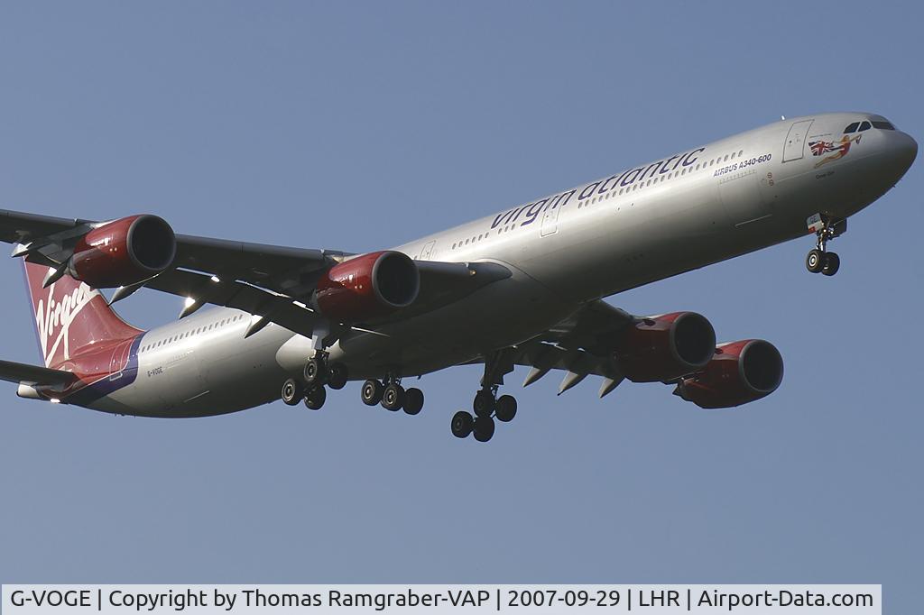 G-VOGE, 2002 Airbus A340-642 C/N 416, Virgin Atlantic Airways Airbus A340-600