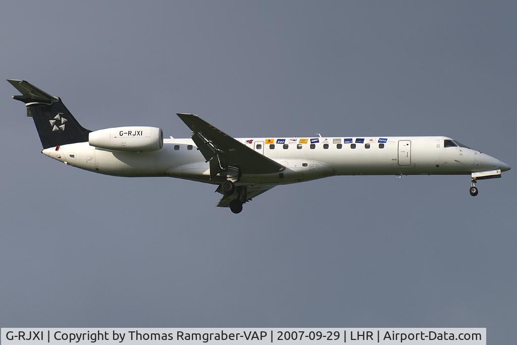G-RJXI, 2001 Embraer EMB-145EP (ERJ-145EP) C/N 145454, BMI British Midland Embraer 145