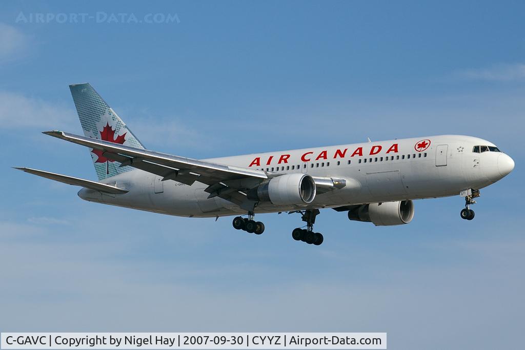C-GAVC, 1984 Boeing 767-233 C/N 22527, Arriving on Rwy 23