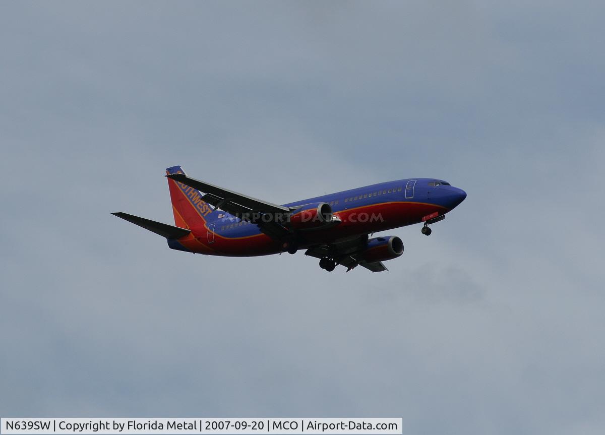 N639SW, 1996 Boeing 737-3H4 C/N 27712, Southwest