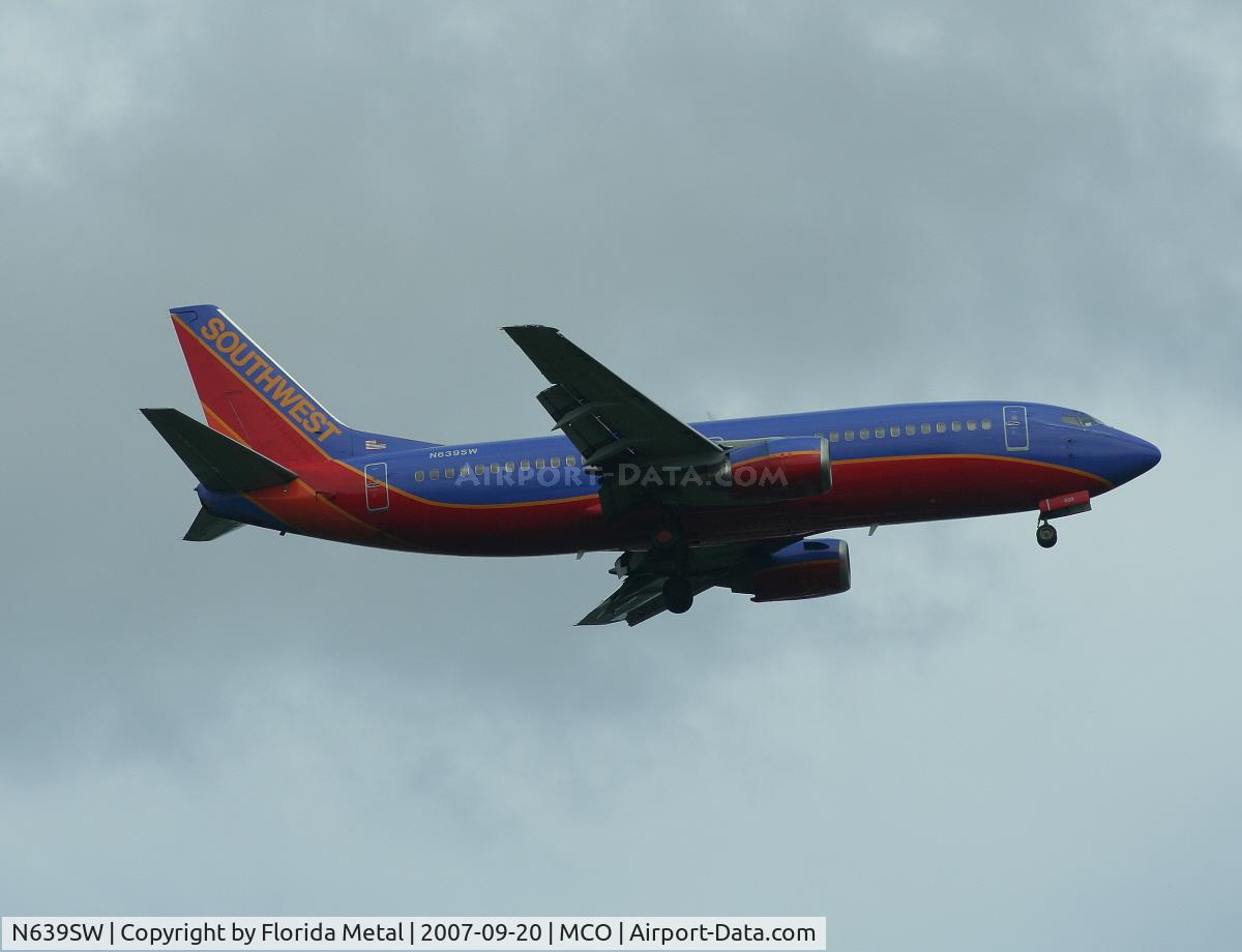N639SW, 1996 Boeing 737-3H4 C/N 27712, Southwest