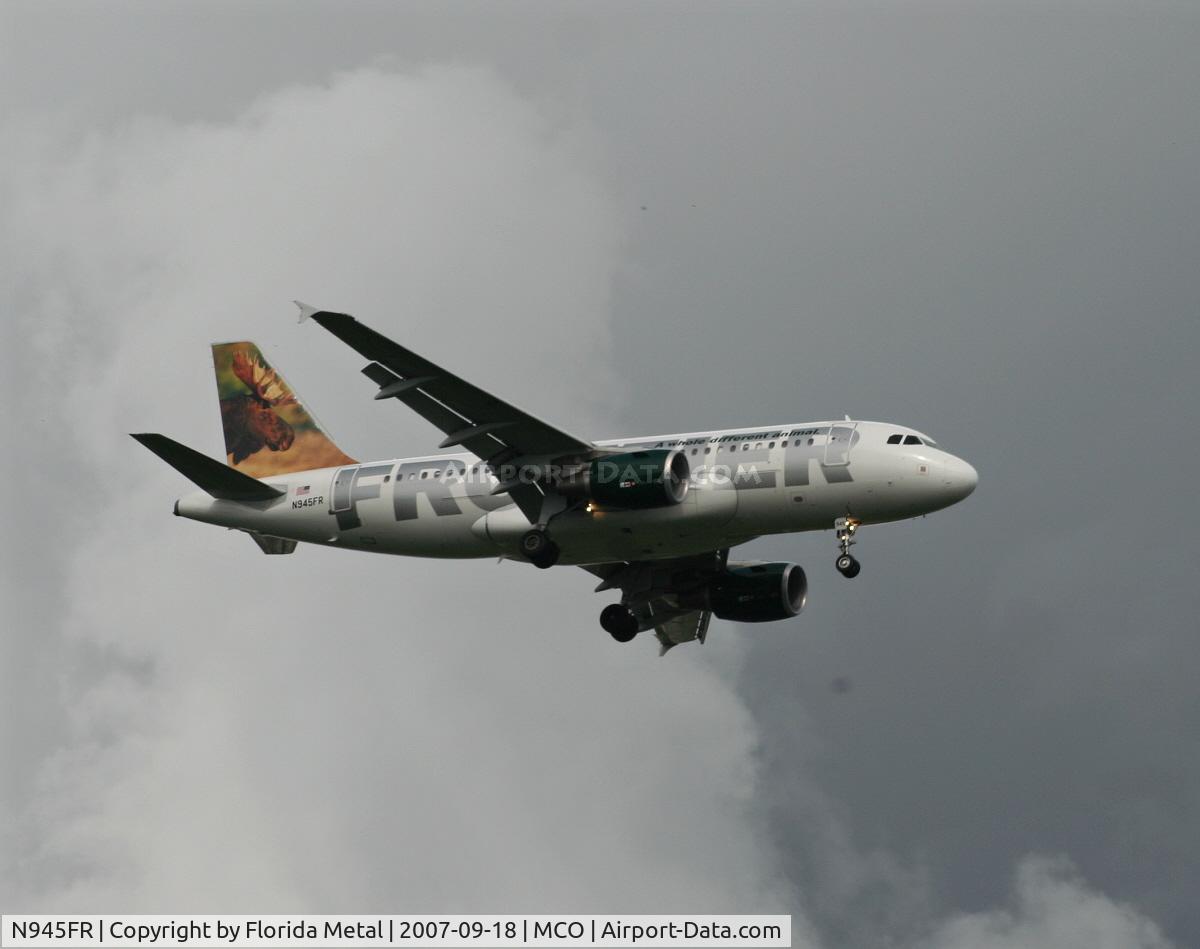 N945FR, 2006 Airbus A319-111 C/N 2751, Chocolate Bull Moose