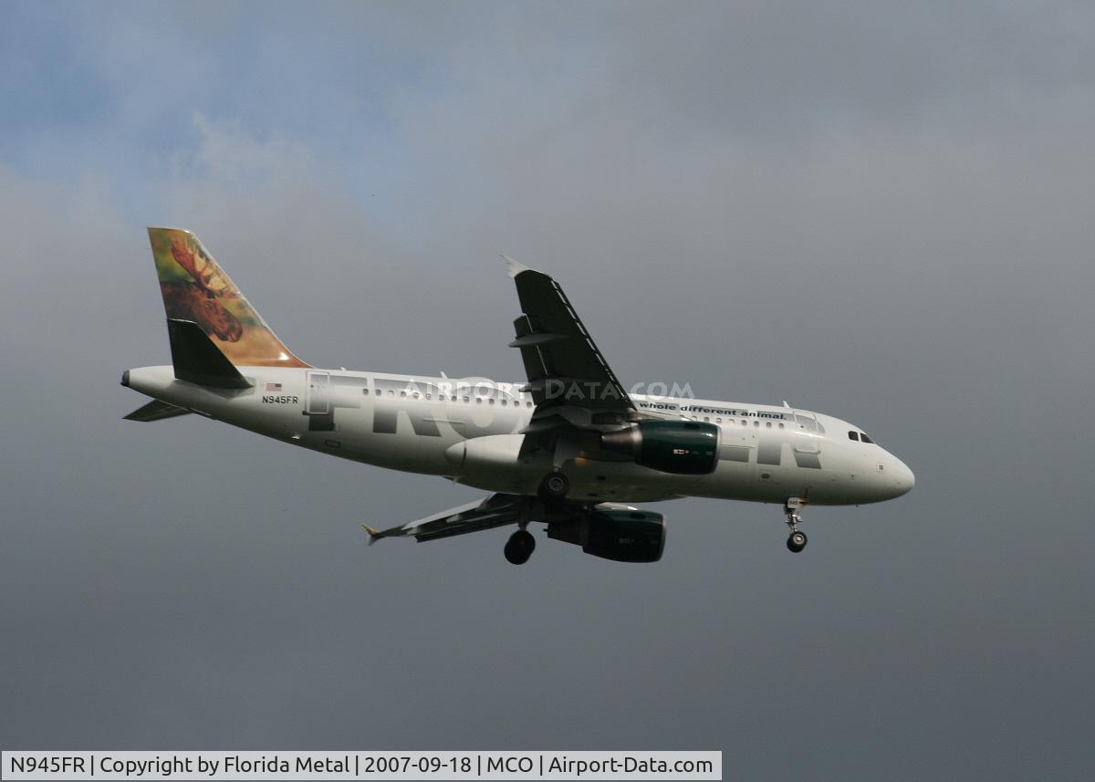 N945FR, 2006 Airbus A319-111 C/N 2751, Chocolate Bull Moose