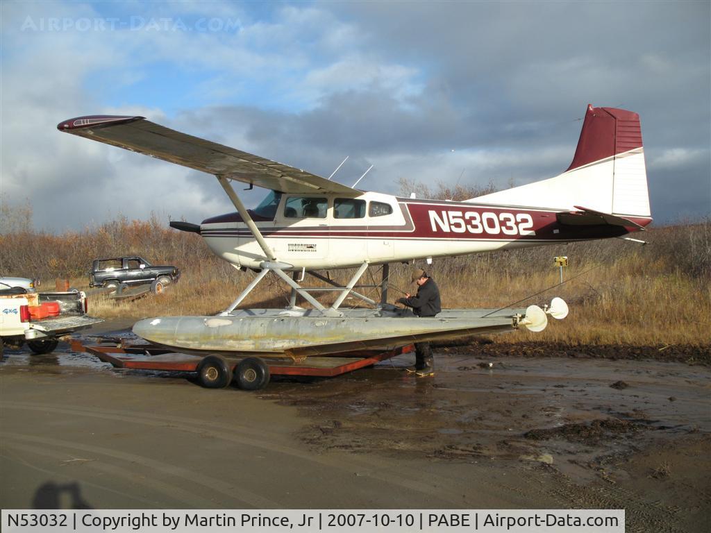 N53032, 1974 Cessna A185F Skywagon 185 C/N 18502326, time to change into winter plumage