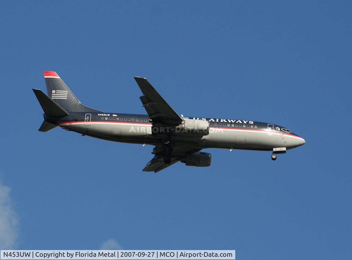 N453UW, 1991 Boeing 737-4B7 C/N 24980, US