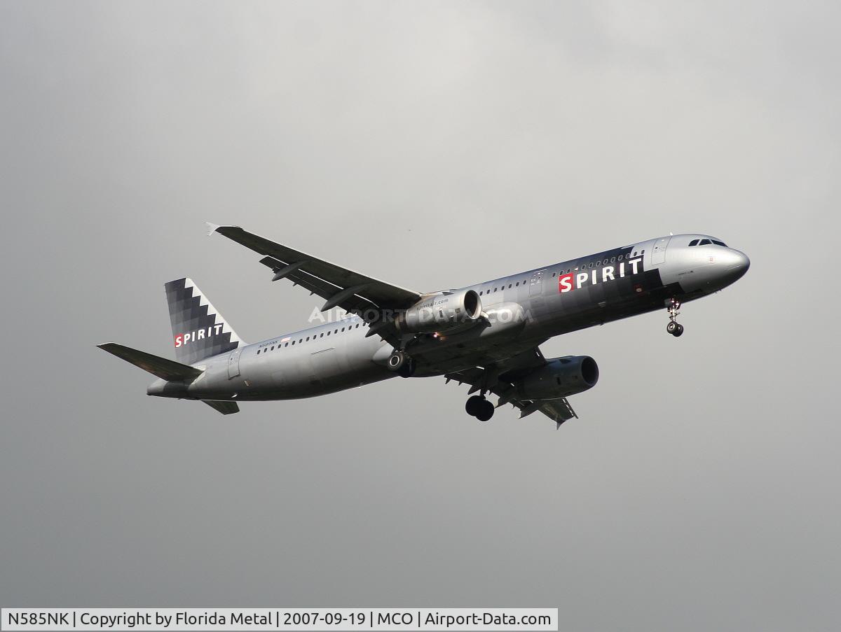 N585NK, 2001 Airbus A321-231 C/N 1438, Spirit