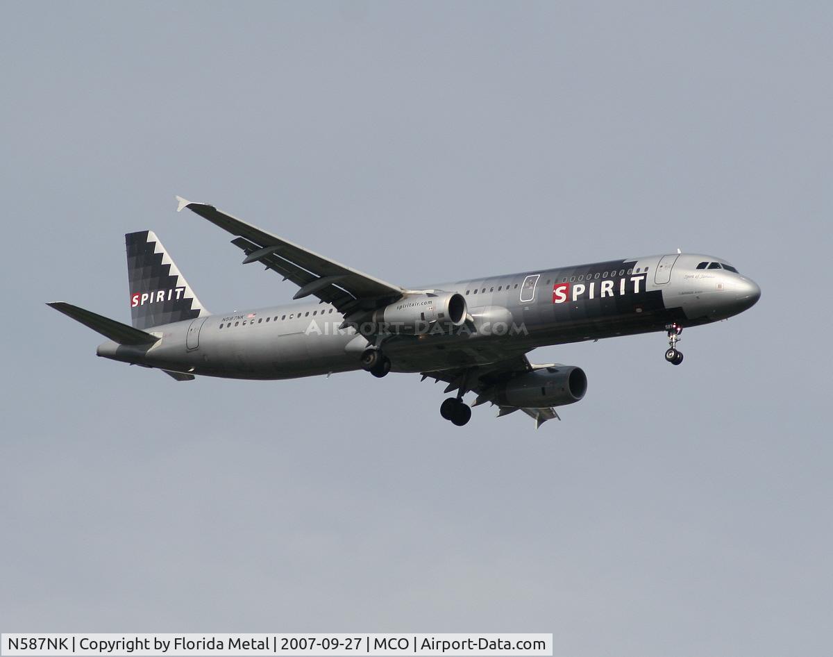 N587NK, 2005 Airbus A321-231 C/N 2476, Spirit