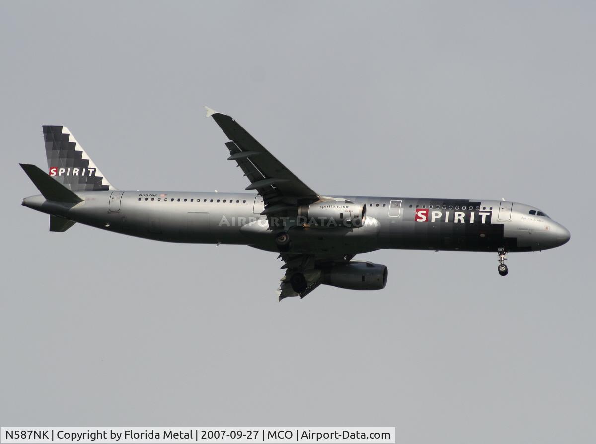 N587NK, 2005 Airbus A321-231 C/N 2476, Spirit