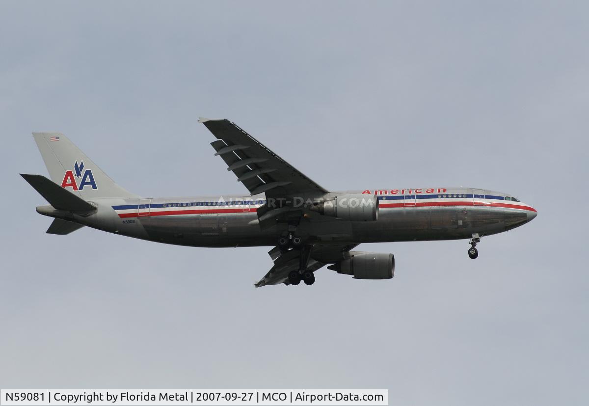 N59081, 1992 Airbus A300B4-605R C/N 639, American