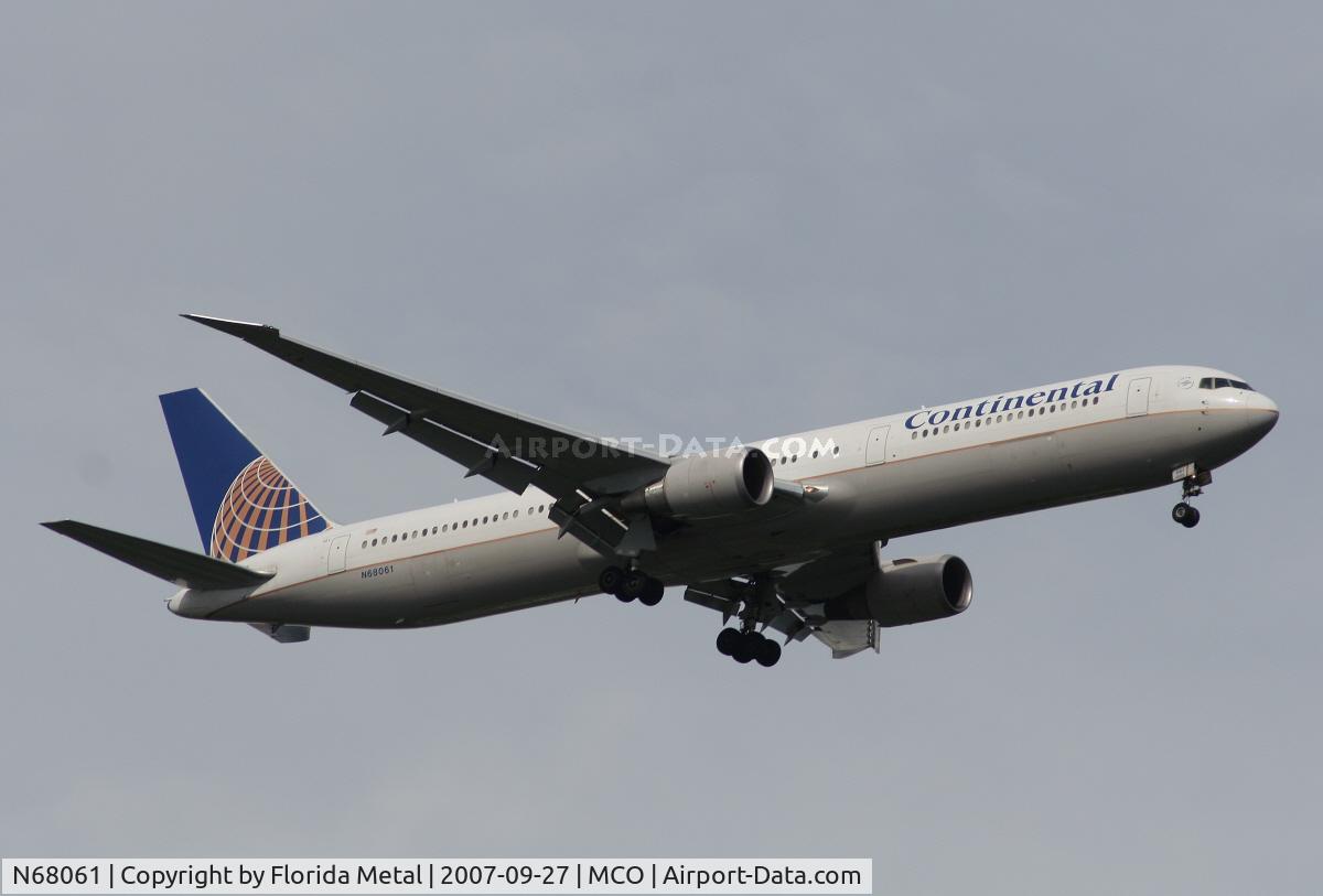 N68061, 2002 Boeing 767-424/ER C/N 29456, Continental