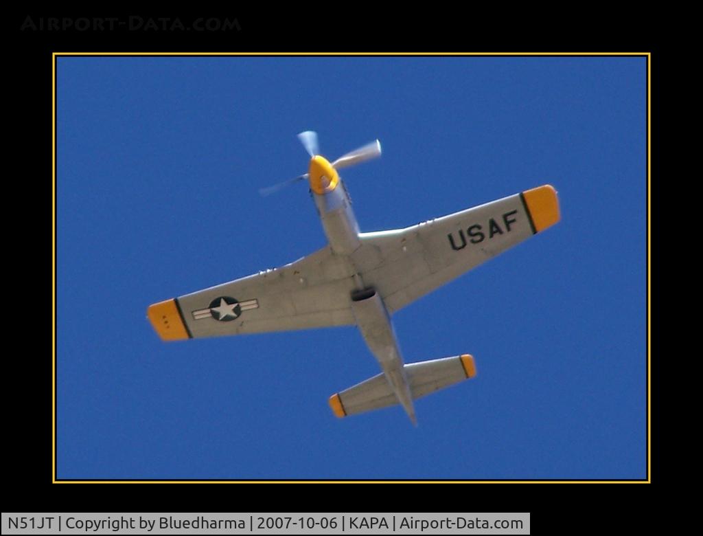 N51JT, 1946 North American P-51D Mustang C/N 122-41122 (44-74582), Crusader Fly over