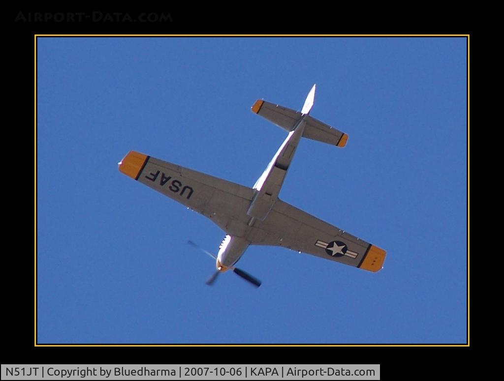 N51JT, 1946 North American P-51D Mustang C/N 122-41122 (44-74582), Crusader Fly over