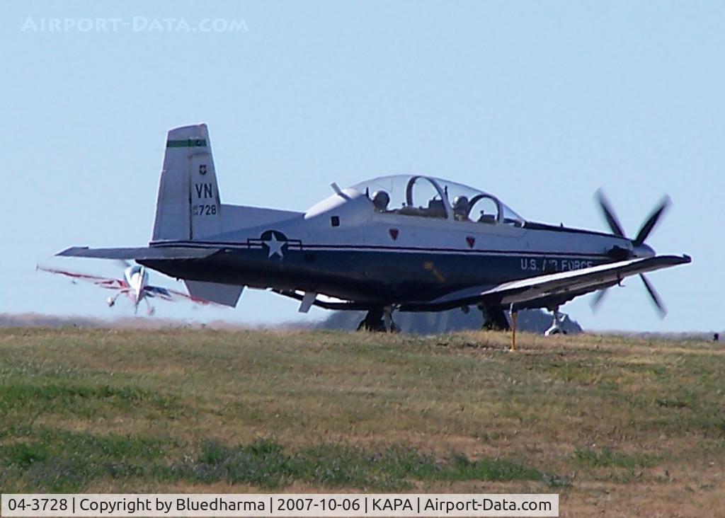 04-3728, 2004 Raytheon T-6A Texan II C/N PT-280, Taxi for takeoff