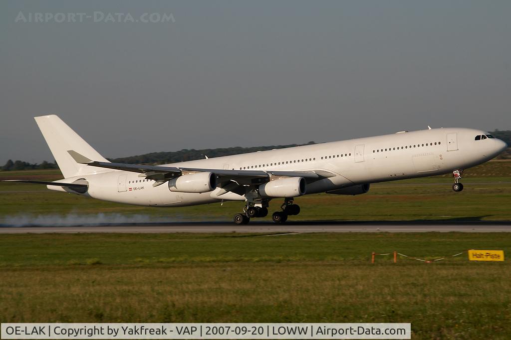 OE-LAK, 1997 Airbus A340-313 C/N 169, Austrian Airlines Airbus 340-300