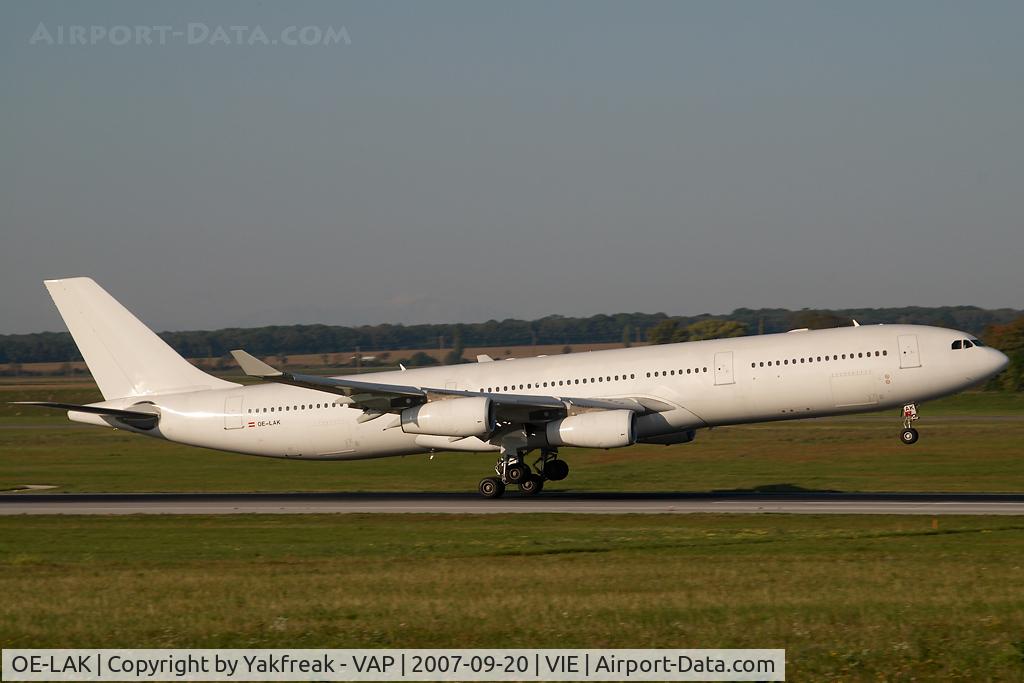 OE-LAK, 1997 Airbus A340-313 C/N 169, Austrian Airlines Airbus A340-300