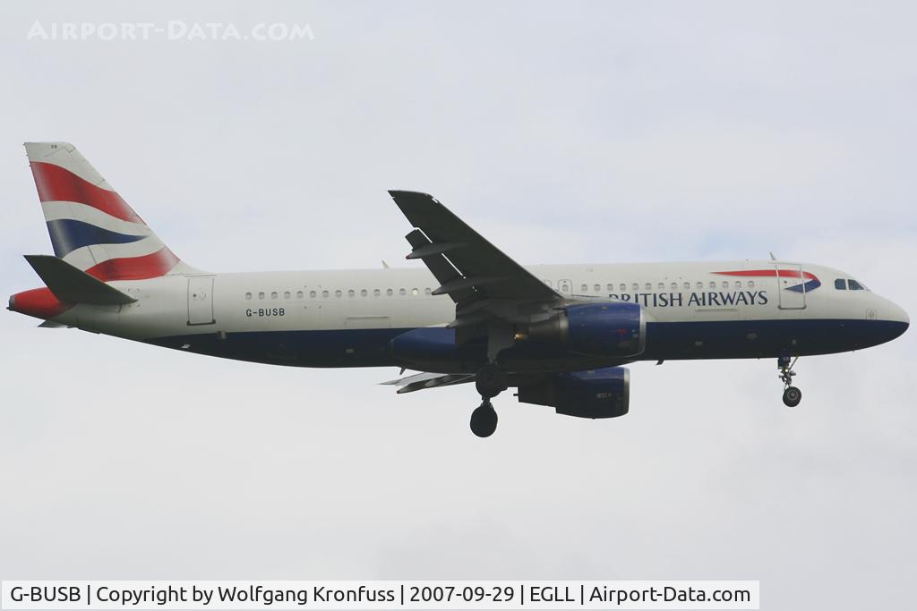 G-BUSB, 1987 Airbus A320-111 C/N 006, one of the last BA Series 100!