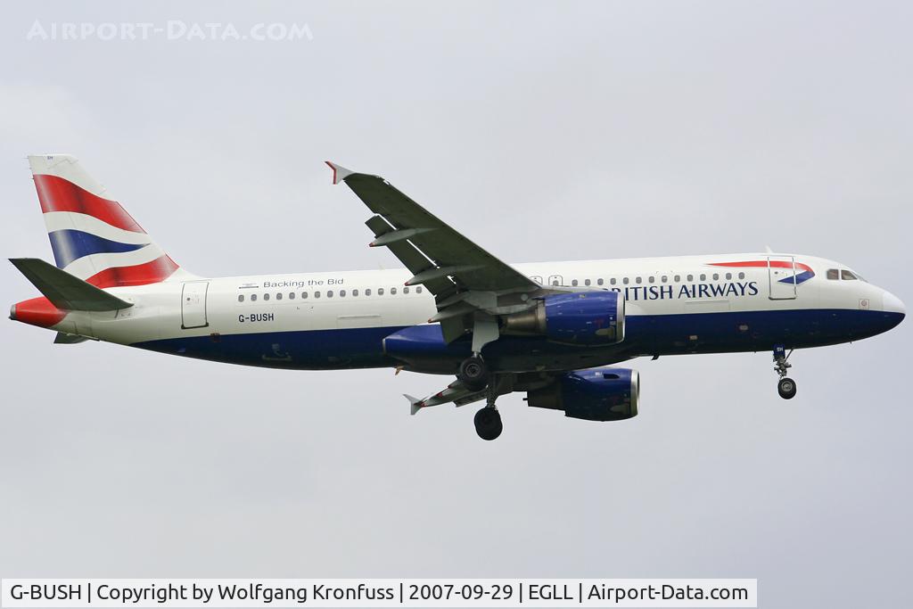 G-BUSH, 1989 Airbus A320-211 C/N 042, 