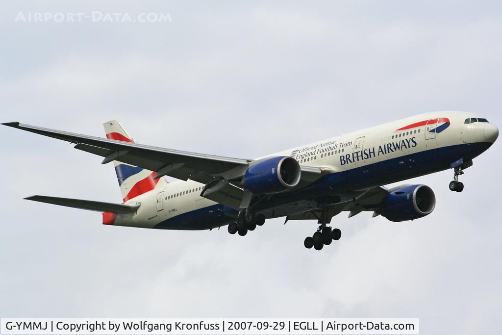G-YMMJ, 2000 Boeing 777-236 C/N 30311, 