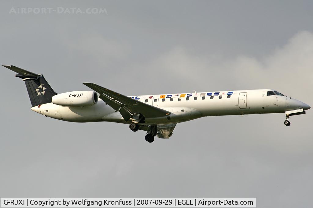 G-RJXI, 2001 Embraer EMB-145EP (ERJ-145EP) C/N 145454, Star Alliance cs