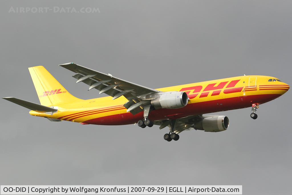 OO-DID, 1983 Airbus A300B4-203(F) C/N 235, new DHL cs