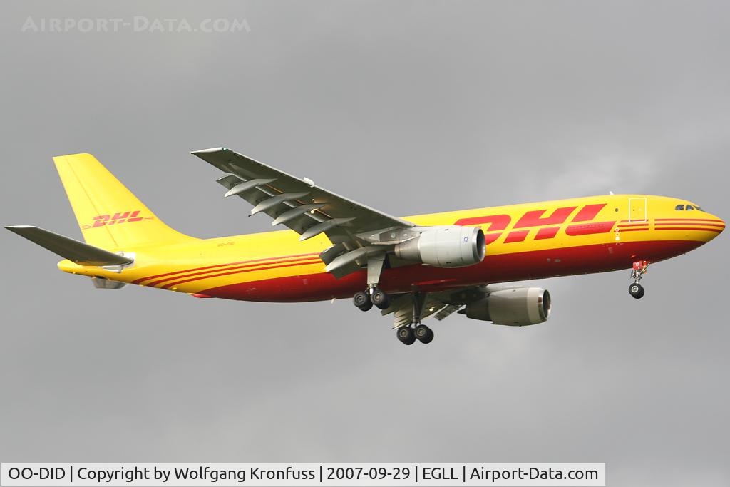 OO-DID, 1983 Airbus A300B4-203(F) C/N 235, new DHL cs