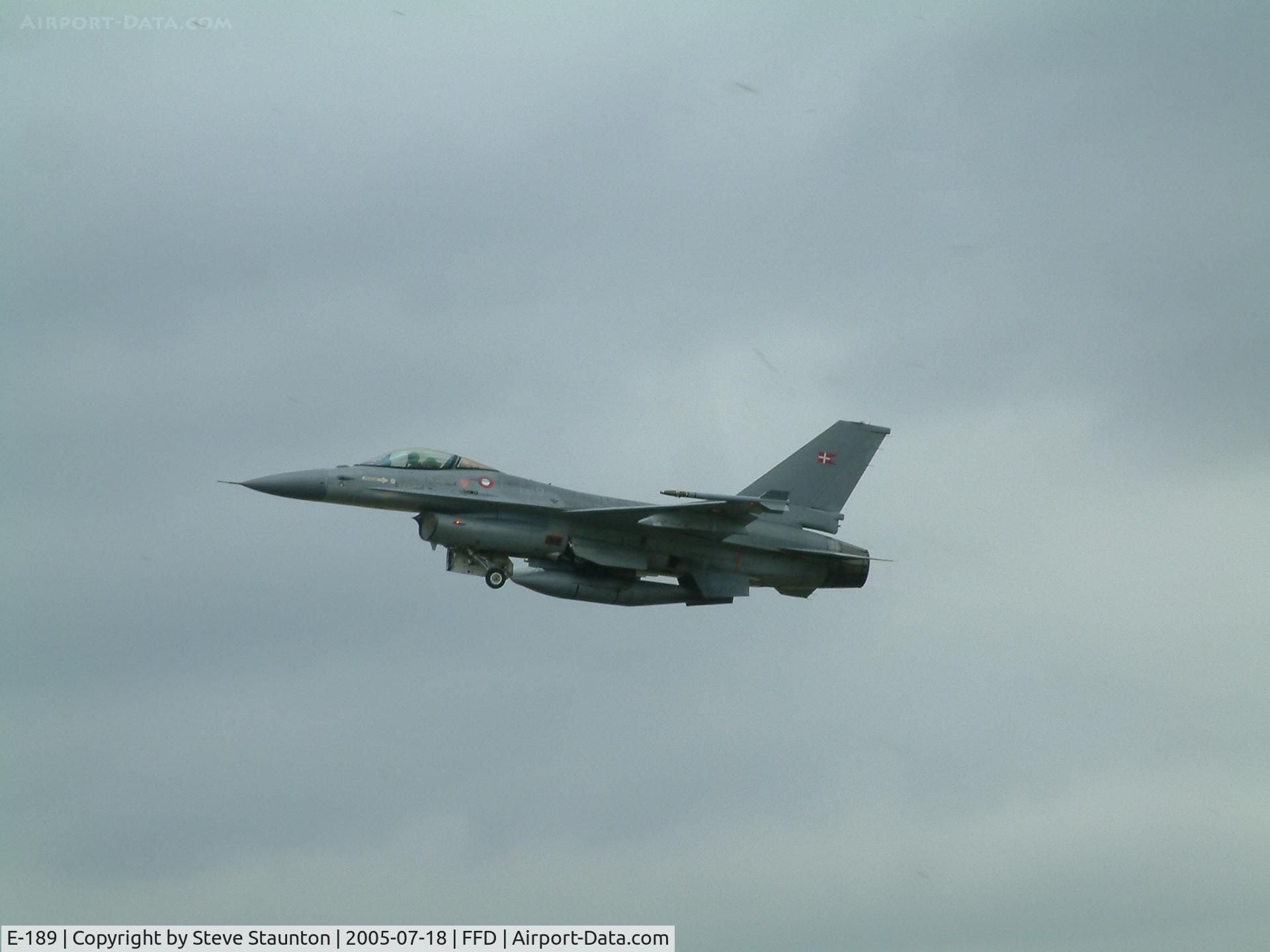 E-189, SABCA F-16AM Fighting Falcon C/N 6F-16, Royal International Air Tattoo 2005
