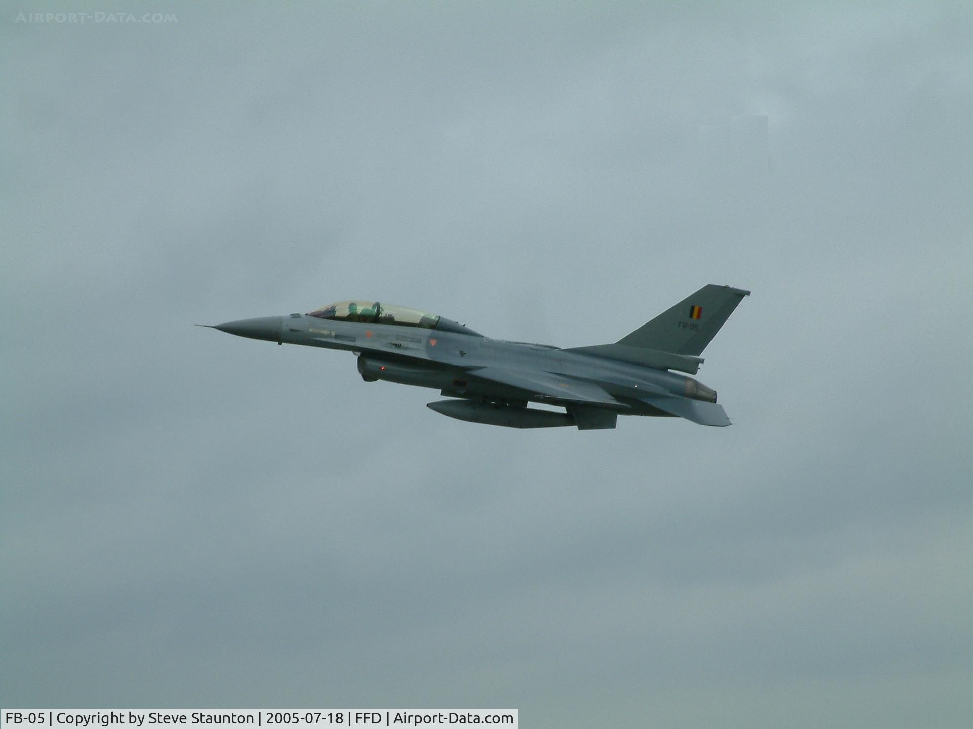 FB-05, General Dynamics F-16BM Fighting Falcon C/N 6J-5, Royal International Air Tattoo 2005