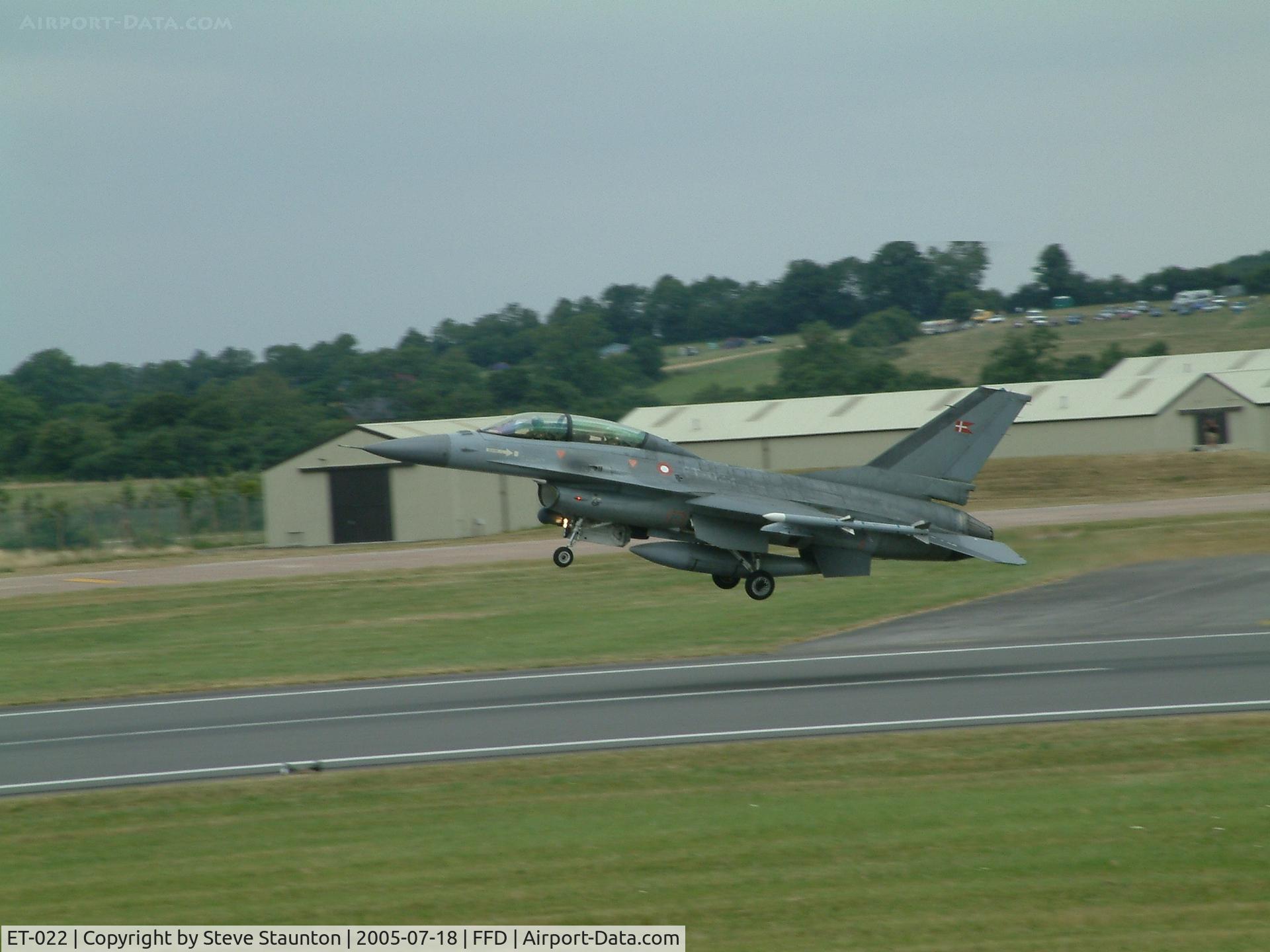 ET-022, 1987 General Dynamics F-16BM Fighting Falcon C/N 6G-16, Royal International Air Tattoo 2005