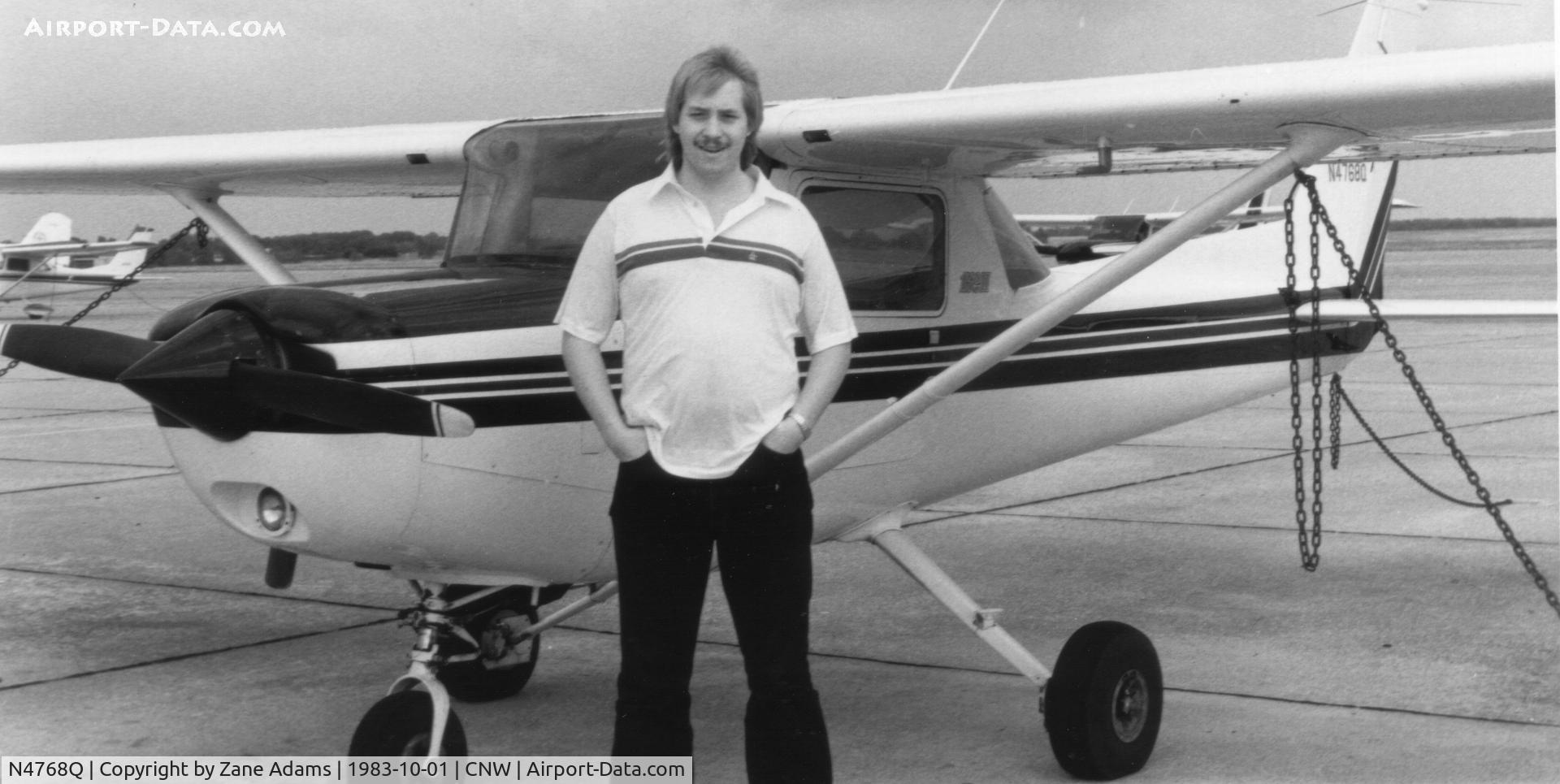 N4768Q, Cessna 152 C/N 152-85061, Me and my first solo buddy  - 4786Q @ 1983