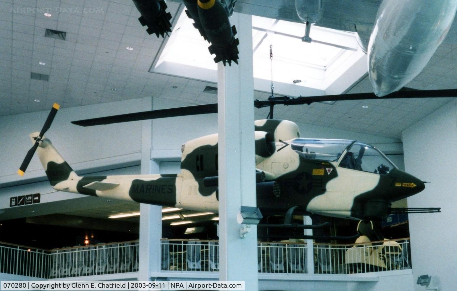 070280, Bell AH-1J Sea Cobra C/N composite airframe, AH-1J at the National Museum of Naval Aviation