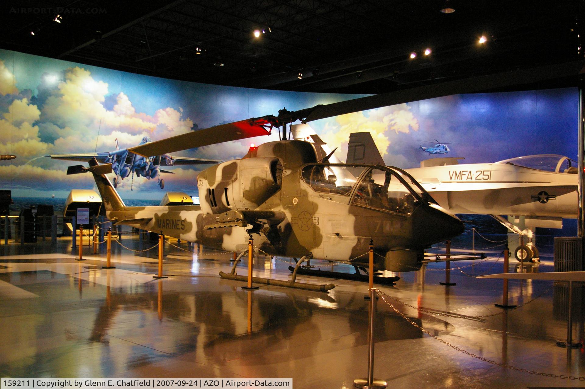 159211, Bell AH-1J Sea Cobra C/N 26051, AH-1J at the Kalamazoo Aviation History Museum